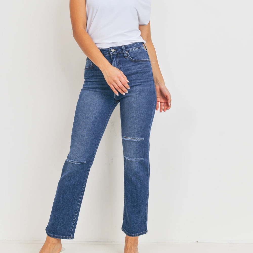Just Black Denim — Size 27 — Saturday Straight Jeans — worn once!